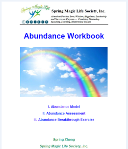 Abundance Workbook photo with edge
