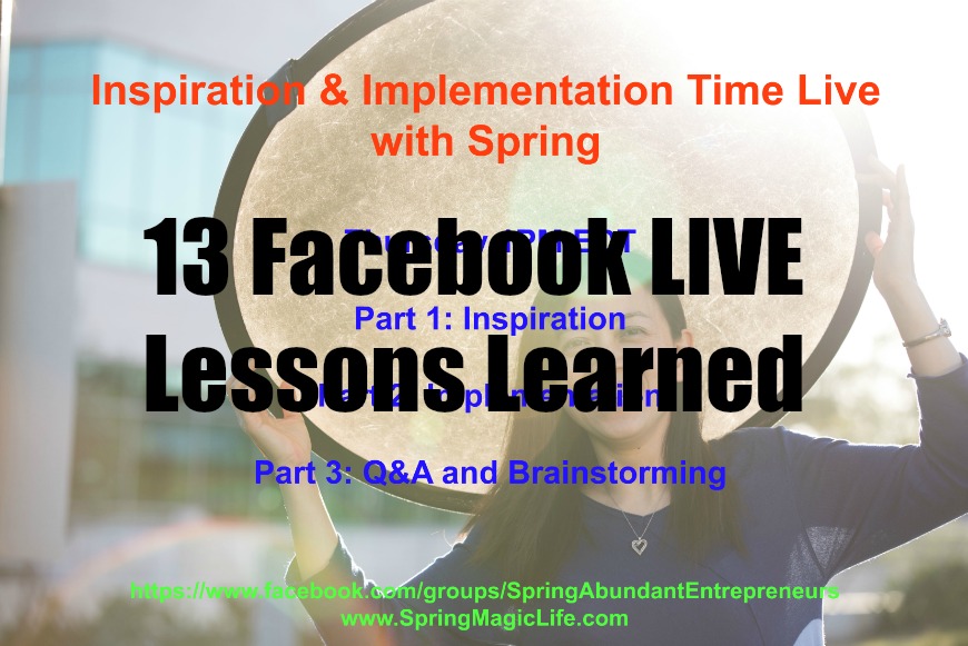 20180621 - 13 Facebook Live Lessons Learned