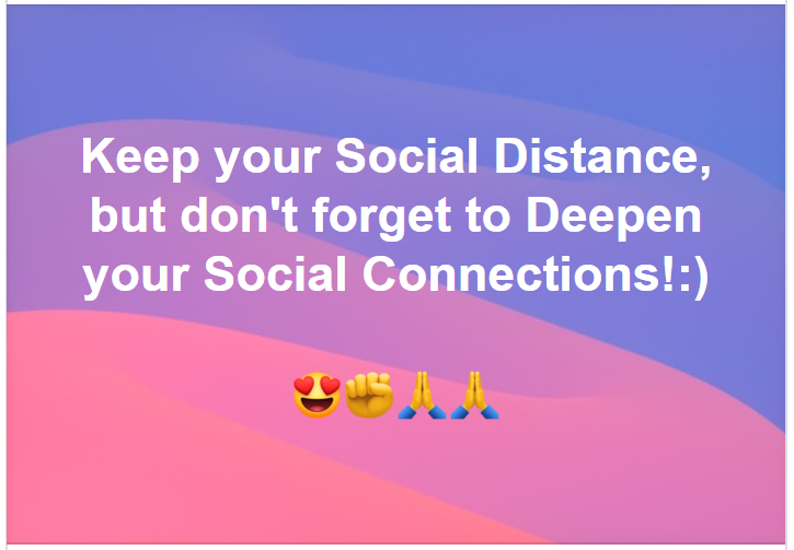4. Social connections