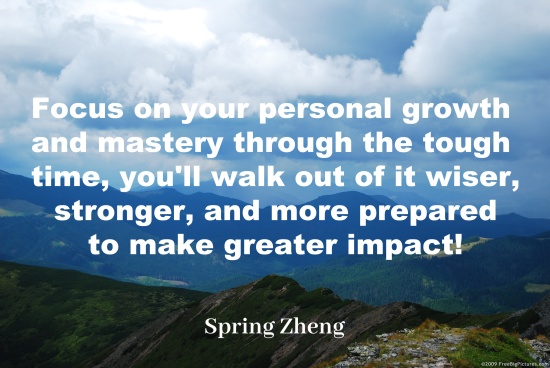 Personal growth and mastery